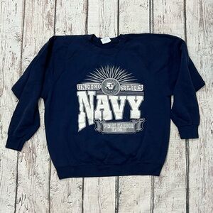Vintage 1980s United States Navy Pearl Harbor Hawaii 80s Crewneck Sweatshirt